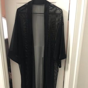 Mesh kimono